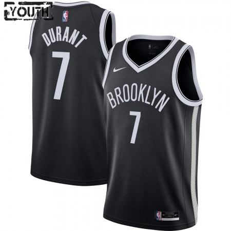 Brooklyn Nets Kevin Durant 7 Nike 2020-2021 Icon Edition Lasten Pelipaidat Swingman